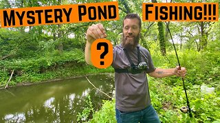 FISHING a Hidden POND For The FIRST Time EVER!!!