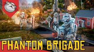 Seja a RESISTÊNCIA controlando um Esquadrão de ROBÔS GIGANTES - Phantom Brigade [Gameplay PT-BR]