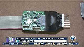 Skimmer found at Boynton Beach gas station
