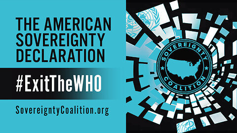 Sovereignty Coalition Launch - Condensed to 15 min - #ExitTheWHO
