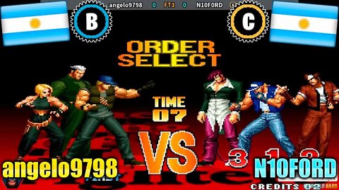 The King of Fighters '97 (angelo9798 Vs. N10F0RD) [Argentina Vs. Argentina]