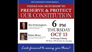 Things You Can Do to Preserve & Protect Our Constitution