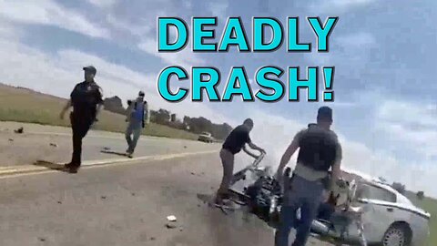 Suspect Crashes A Stolen Police Car Into A Trailer On Video! LEO Round Table S08E113