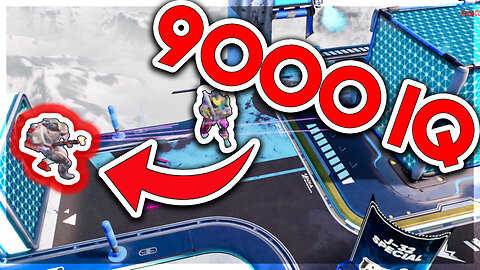 9000 IQ Player Can't Aim | Splitgate Gameplay