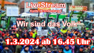 Live stream on March 1st, 2024 from Kyritz