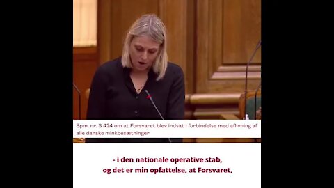 Flashback: Bramsen indrømmer hendes og Mette Frederiksens kriminelle minkdrab ved at snakke udenom!