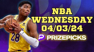 #PRIZEPICKS | BEST PICKS FOR #NBA WEDNESDAY | 04/03/24 | BEST BETS | #BASKETBALL | TODAY | PROP BETS