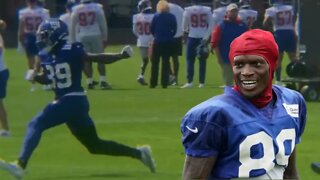 Kadarius Toney Looks Great Running In Practice | Giants