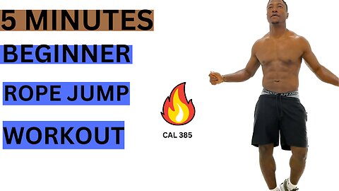 30 DAYS 5 Minutes Beginner Jump Rope Workout/DAY1