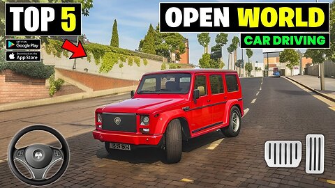 Top 5 New Open World Car Driving Games For Android | best car games for android 2024