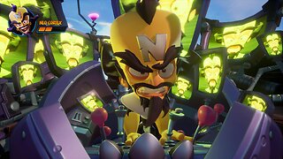 Crash Bandicoot 4: Neo Cortex boss fight.