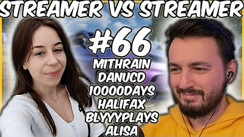 PUBG STREAMERS VS STREAMERS #66 (Danucd, 10000Days, Mithrain, Halifax, Alisa, Blyyyplays)