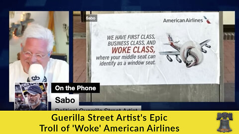 Guerilla Street Artist's Epic Troll of 'Woke' American Airlines