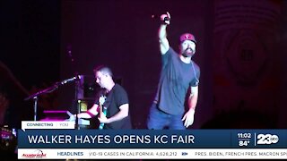 Walker Hayes opens the Kern County Fair