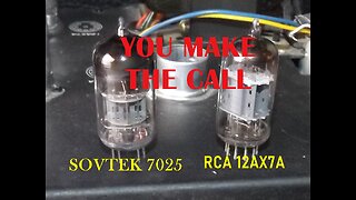 RCA 12AX7A vs Sovtek 7025 12AX7 WA You make the call Tube Tone Comparison
