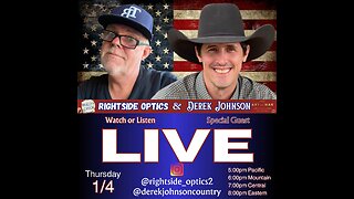 Live with Rightside Optics and Derek Johnson