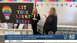 Valley teacher gets classroom makeover after a national contest
