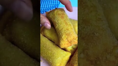 ENROLADINHO COM MASSA DE PASTEL 😱🤤 | Receitas #Shorts