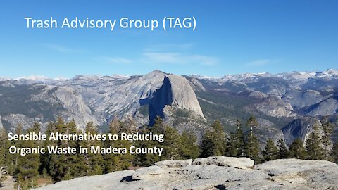 Trash Advisory Group (TAG) Recommendations to Madera Board of Supervisors Part 1