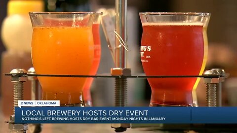 Local business and brewery partner up for dry bar event Monday nights
