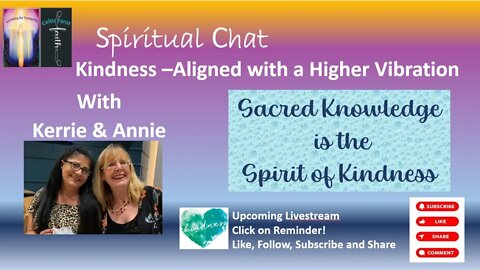 Spiritual Chat - Kindness, Aligning & Living a Higher Vibration + Tarot-Spirit Messages for Chat
