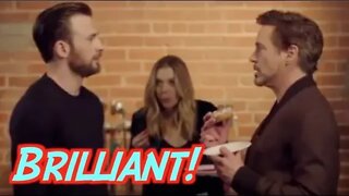 Hilarious Chris Evans vs Robert Downey Jr Clip Reaction - This Is Why We Love the MCU