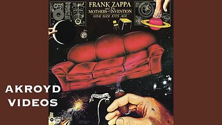 (AKROYD VIDEOS) FRANK ZAPPA - SOFA NO.1