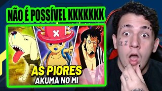 PIORES AKUMA NO MI DE ONE PIECE - Léo Muriel React