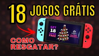 (DESATUALIZADO) 18 JOGOS GRÁTIS no NINTENDO SWITCH, COMO RESGATAR?