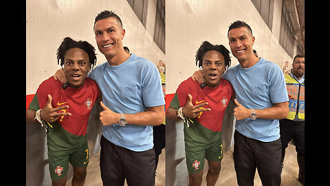 IshowSpeed Finally Meets Ronaldo (Livestream video)