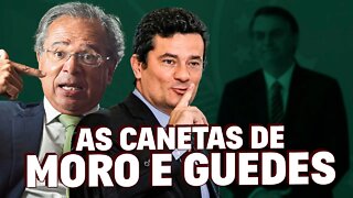 Moro e Paulo Guedes contrariam política de Bolsonaro