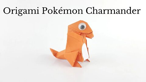 Origami Pokémon Charmander - DIY Crios Crafts