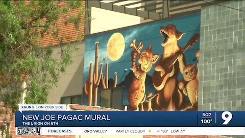 Tucson muralist completes new mural on Fourth Avenue