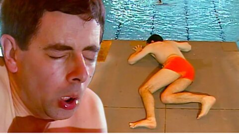 DIVE Mr Bean! | Funny Clips | Mr Bean Pool