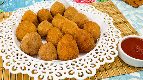 How to Make Coxinha! Brazilian Chicken Croquettes with no dough