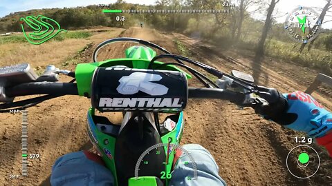 Testing the 2022 Kawasaki KX250F! (GoPro Hero 10 w/ Data)