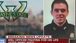 WSU officer fighting for his life after being shot in the head