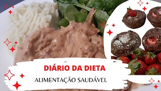 DIÁRIO DA DIETA #3 - ALIMENTAÇÃO SAUDÁVEL-RECEITA DE BOLO FIT