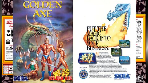 Golden Axe (Arcade) Stage 1 - Wilderness (Ax Battler)