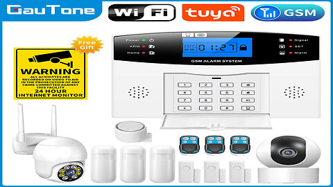 Stay Safe with GT APP : WiFi/GSM/GPRS Alarm System with RFID Access