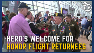 Honor Flight veterans get warm welcome at San Diego Airport