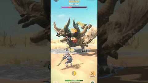 Diablos (5*) - B Rating | Longsword | Monster Hunter Now #shorts #monsterhunternow #gaming