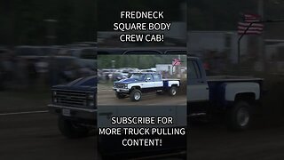 Squarebody Crew Cab Pulling Truck! #truckpull #truck #truckpulls