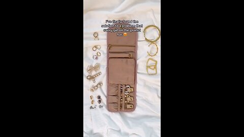 Amazon’s Best Travel Essentials: Travel Jewelry Organizer #travel #short #shorts