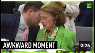 ‘Just say aye’: Confused 90-yo Senator Feinstein prompted to vote