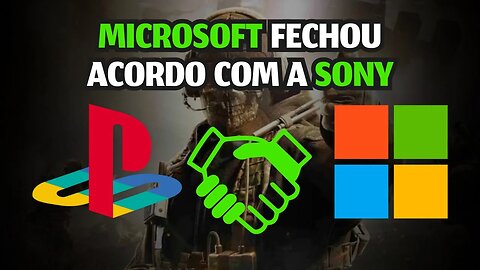 BOMBA!! MICROSOFT FECHOU ACORDO com a SONY pra MANTER COD no PLAYSTATION!!