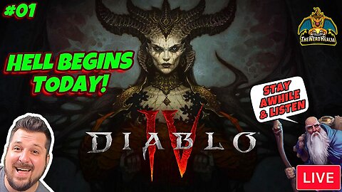 Diablo 4 is Here! 1st Time Playing! Join Me! #01 (Full Playthrough)