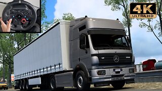 RIDING an OLD SCHOOL MERCEDES-BENZ SK V8 | ETS2 | Logitech G29 Gameplay | 4K