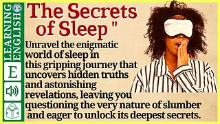 learn English through story level 2 🍁The Secrets of Sleep | WooEnglish #32