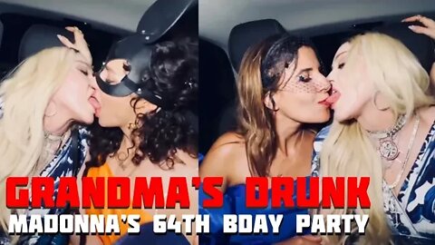 Not Aging Gracefully: Madonna's 64th Birthday Party photos